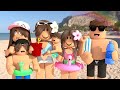 Family summer morning routine shark attack roblox bloxburg voice roleplay