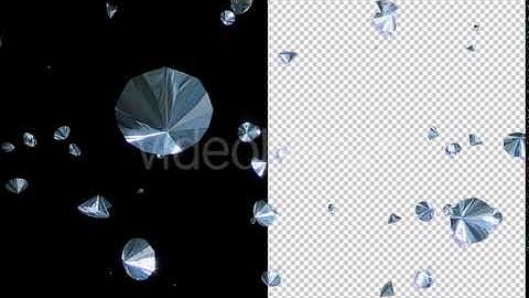 Diamonds Fall Down | Motion Graphics - Envato elements
