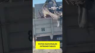 UN CONDUCTOR FILMÓ EL ESTADO DE LAS RUTAS NACIONALES