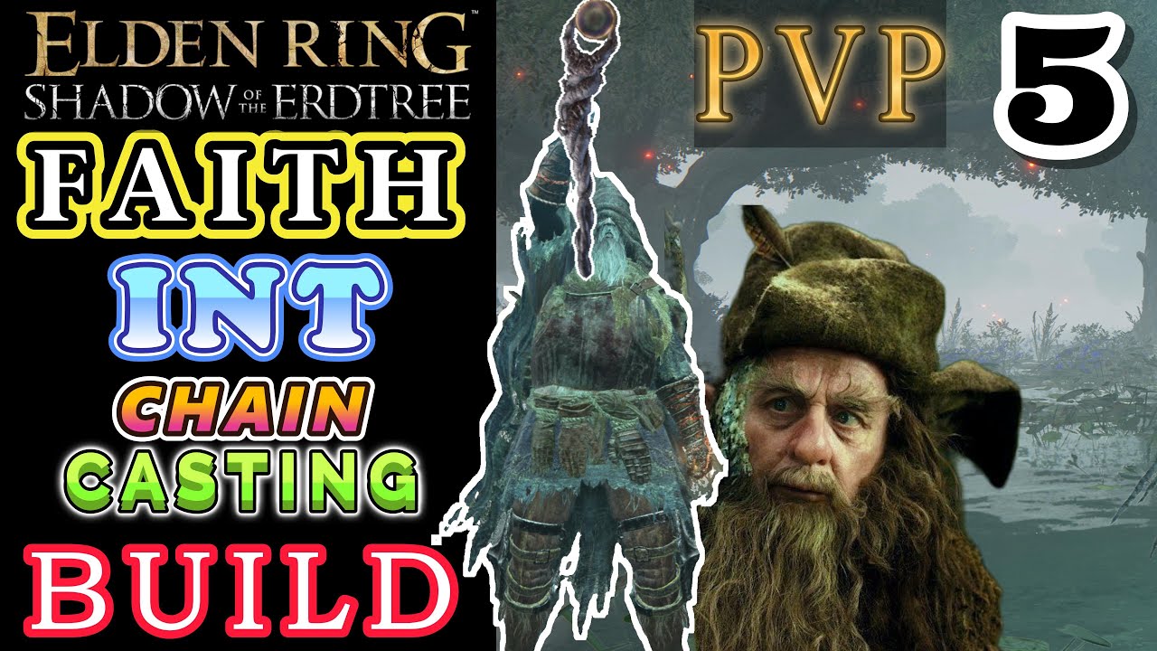 CHAIN CASTING BUILD 5🔥⚡💥 (INT  FAITH BUILD RL 169)📝 [ELDEN RING PVP DLC SOTE]