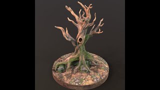 1.Blocking Old Tree In Blender