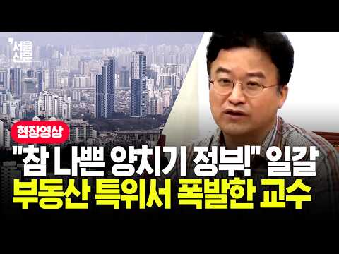 "폭염에 열받는데 부동산까지…" 폭발한 민심에 양정호 교수가 던진 일침