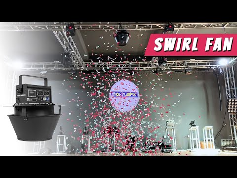 Confetti Swirl Fan