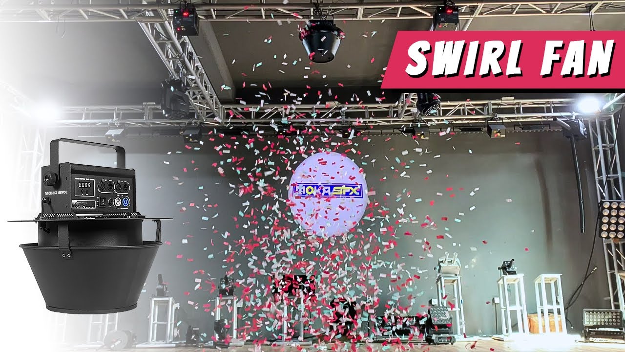 Confetti Swirl Fan MK CN08 Confetti Blower YouTube