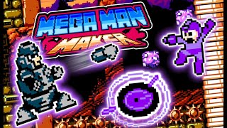 Mega Man Maker 1.10 - H.A Dragonpeak valley & hammerblock factory