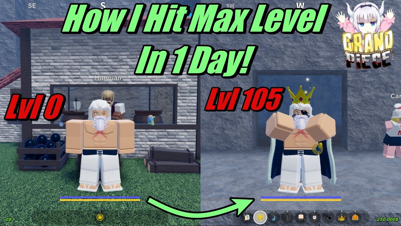 Fastest Way To Hit Max Level In Grand Piece Online 