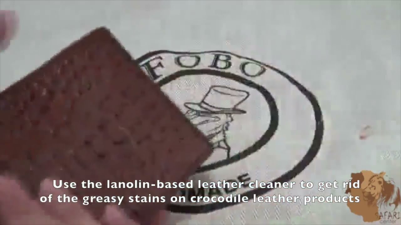 Crocodile Leather Maintenance Involves Restricting Excessive Movement As Well As Conditioning It