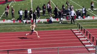 Lake Travis HS meet 02/19/2022 (Lane 4 Gold top; Time: 14.67) Link to MileSplit and results below