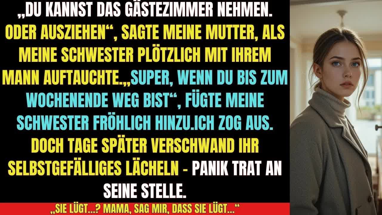 👉 „Meine Schwester warf mich raus – Tage später verlor sie ALLES“