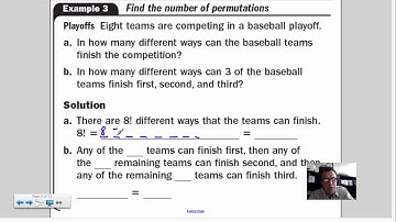 10.1 Apply the Counting Principle & Permutations