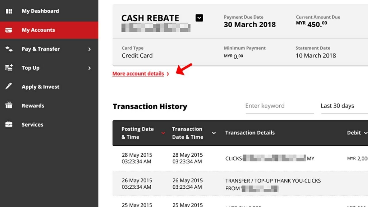 How To Check Cimb Transaction History Youtube