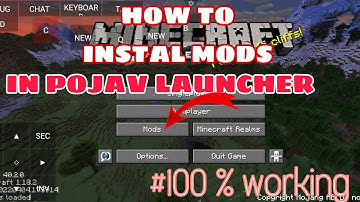 HOW TO ADD or INSTALL MODS IN POJAV LAUNCHER 😊 100% WORKING 👍🏻