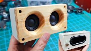 Building Bluetooth Speaker with Wood And Plastic Box