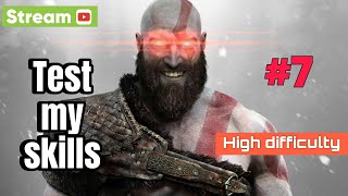 Качаем скил в God Of War: пере прохождение под стрим. Высокая сложность