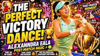 Alexandra Eala Bakes the Perfect Victory Dance Post Match!