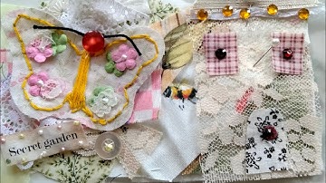 Secret Garden Snippet Roll Cluster Embellishments