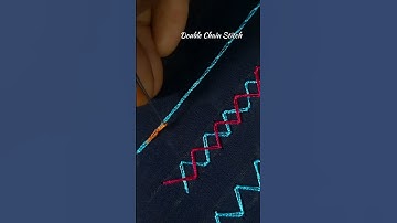 Double chain stitch #shorts #aariwork #embroidery #aariworkblouse #aari #shortsvedios #short