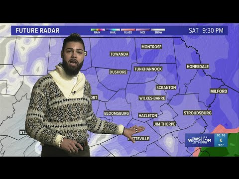 Winter Storm Warnings in effect for NE and Central PA - YouTube