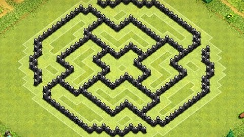 Clash of Clans - SICK Town Hall 8 Dark Elixir Farming Base (4 MORTARS)