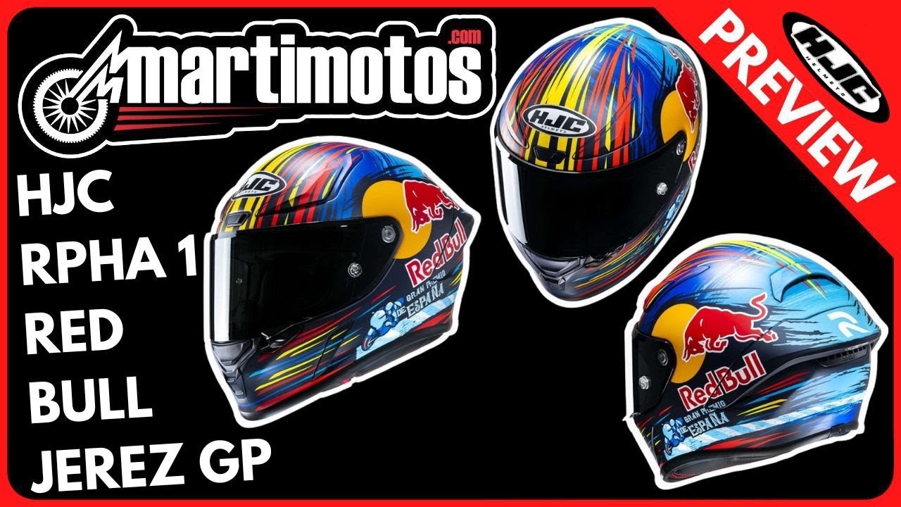 Preview // HJC RPHA 1 Red Bull Jerez GP - YouTube