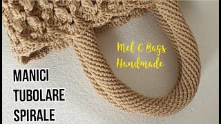 tutorial come fare dei manici fai da te per borse uncinetto - manifantasia