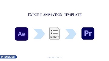 How to Export Motion Graphics Template in After effects  #aftereffects #aftereffectstutorial