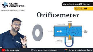 Orificemeter working explained with animation | Real life examples | Fluid Mechanics | English