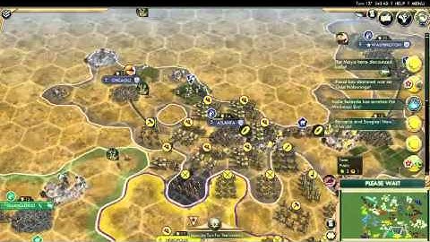 Civ 5 AI Only Great Plains - Part 4
