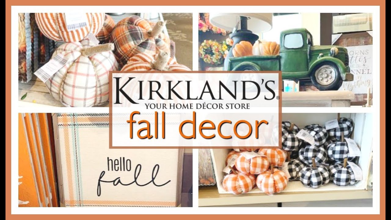 KIRKLANDS FALL DECOR 2019 | SHOP WITH ME & HAUL - YouTube