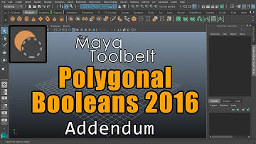 The Maya Toolbelt - Polygon Booleans in Maya 2016