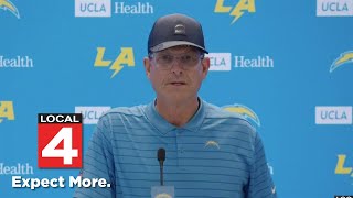 Jim Harbaugh speaks on Moores firing, charges @ClickOnDetroitLocal4WDIV