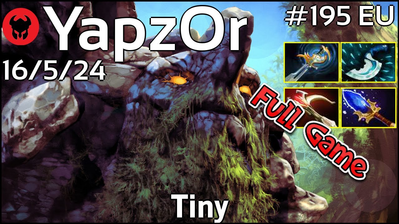 Support YapzOr [Secret] plays Tiny!!! Dota 2 Full Game 7.22