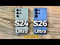 Samsung Galaxy S24 Ultra vs Samsung Galaxy S26 Ultra