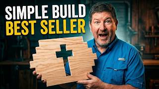 Simple Step-by-Step DIY Wooden Cross | Beginner Woodworking — Top Seller at Craft Fairs!