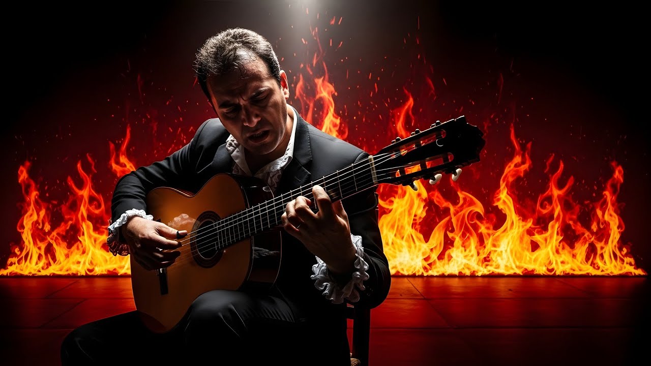 Live Spanish Flamenco Experience 24/7 with Traditional Guitar, Passionate Dance and Cultural Art