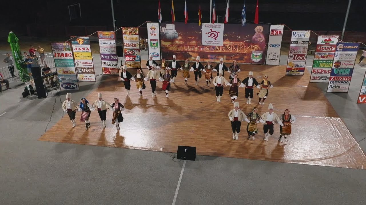 Bogatstvo melosa treće večeri Međunarodnog studentskog festivala folklora u Vladičinom Hanu