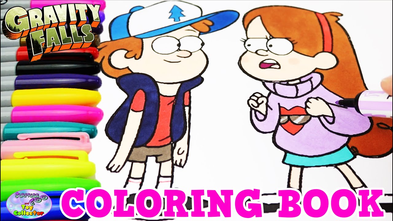 pics Gravity Falls Coloring Book gravity falls coloring book dipper mabel disney xd episode surprise egg and toy collector setc