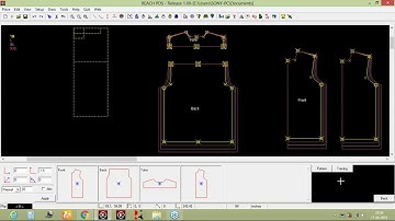 Apparel Pattern Design, Grading, Marker Planning using REACH CAD