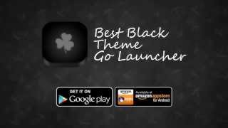 Go Launcher Tema Negro screenshot 1