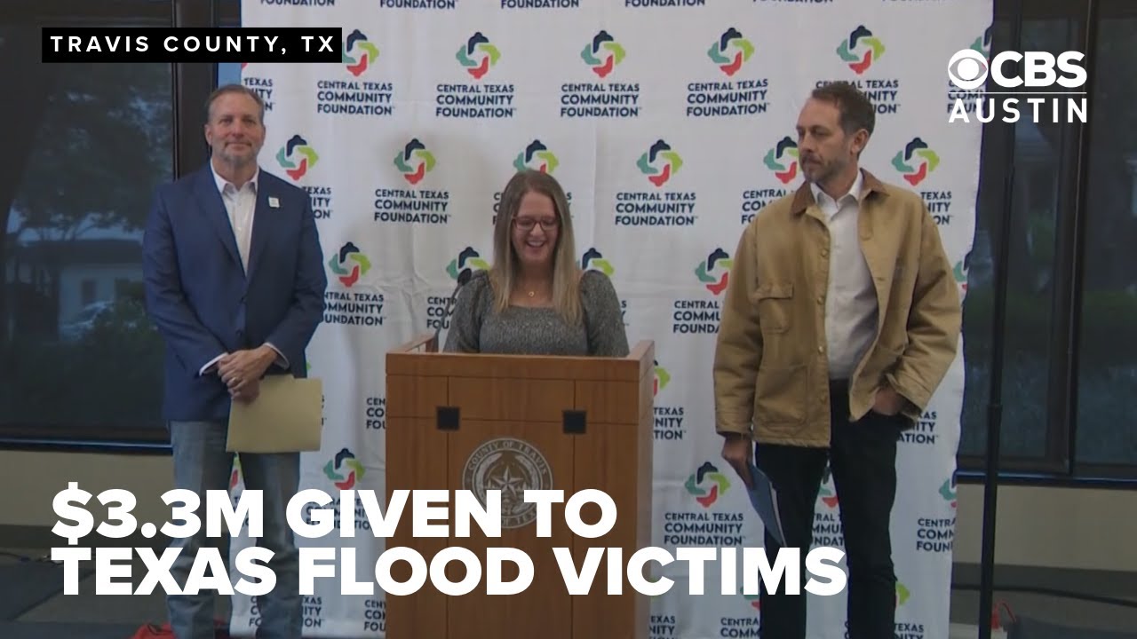 $3.35 million distributed to Central Texas flood victims - YouTube