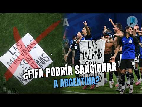 ¿Argentina podría ser sancionada por pancarta de Malvinas? 🇦🇷 Esto es lo que dice la FIFA