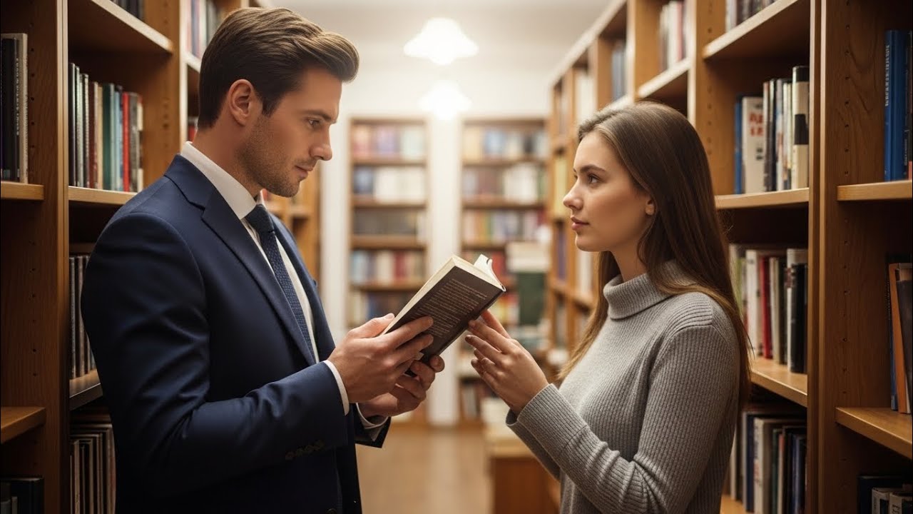 BELA HISTÓRIA DE AMOR DE UM MILIONÁRIO e UMA MOÇA SIMPLES que ESCOLHERAM o MESMO LIVRO por ACASO 