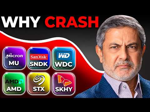 Micron SanDisk SK Hynix AMD Western Digital Seagate Stocks Crash ($MU $SNDK $SKHY $AMD $WDC $STX)