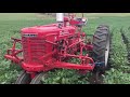 1947 Farmall H & HM250 cultivator