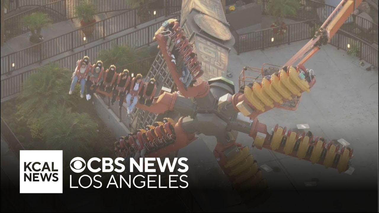 Riders trapped in mid-air after Knott's Berry Farm ride malfunctions