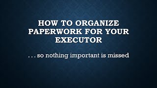 Reviewing The Options . . .