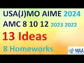 USAMO USAJMO AIME I II AMC 8 10 12 A  B 2024 2023 2022 2021 2020 2019 Solutions Problems Geometry