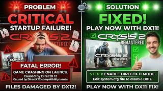 How to Fix Crysis 2 Remastered Won't Launch Fix Running But Not Opening Error ✅