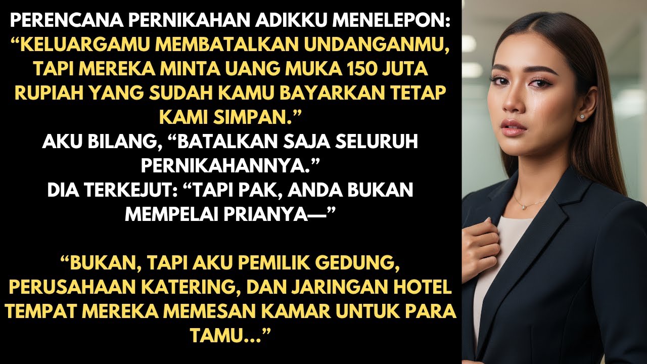 AKU TAK DIUNDANG KE PERNIKAHAN ADIKKU, PADAHAL BAYAR RP 150 JT UNTUKNYA—JADI…