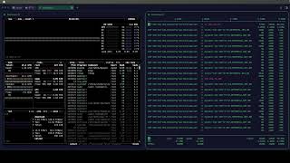 Live Linux: btop vs. iftop